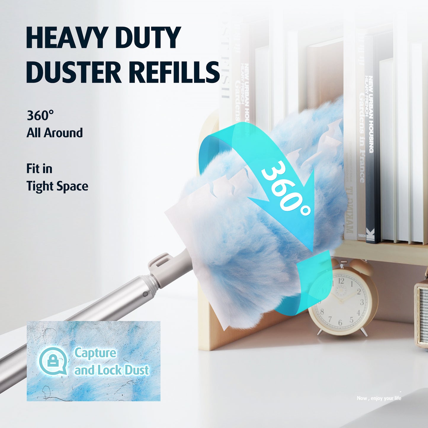 Duster Refills 20 pcs with 5.5FT Handle Double Head