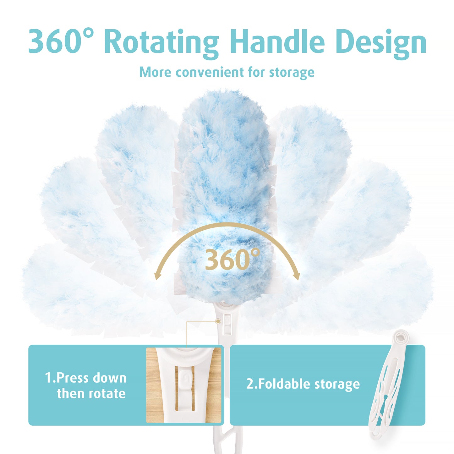 Duster Refills 30 pcs with 1 Foldable Handle