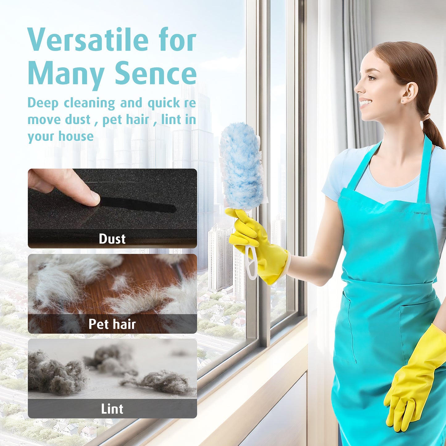 Duster Refills 30 pcs with 1 Foldable Handle