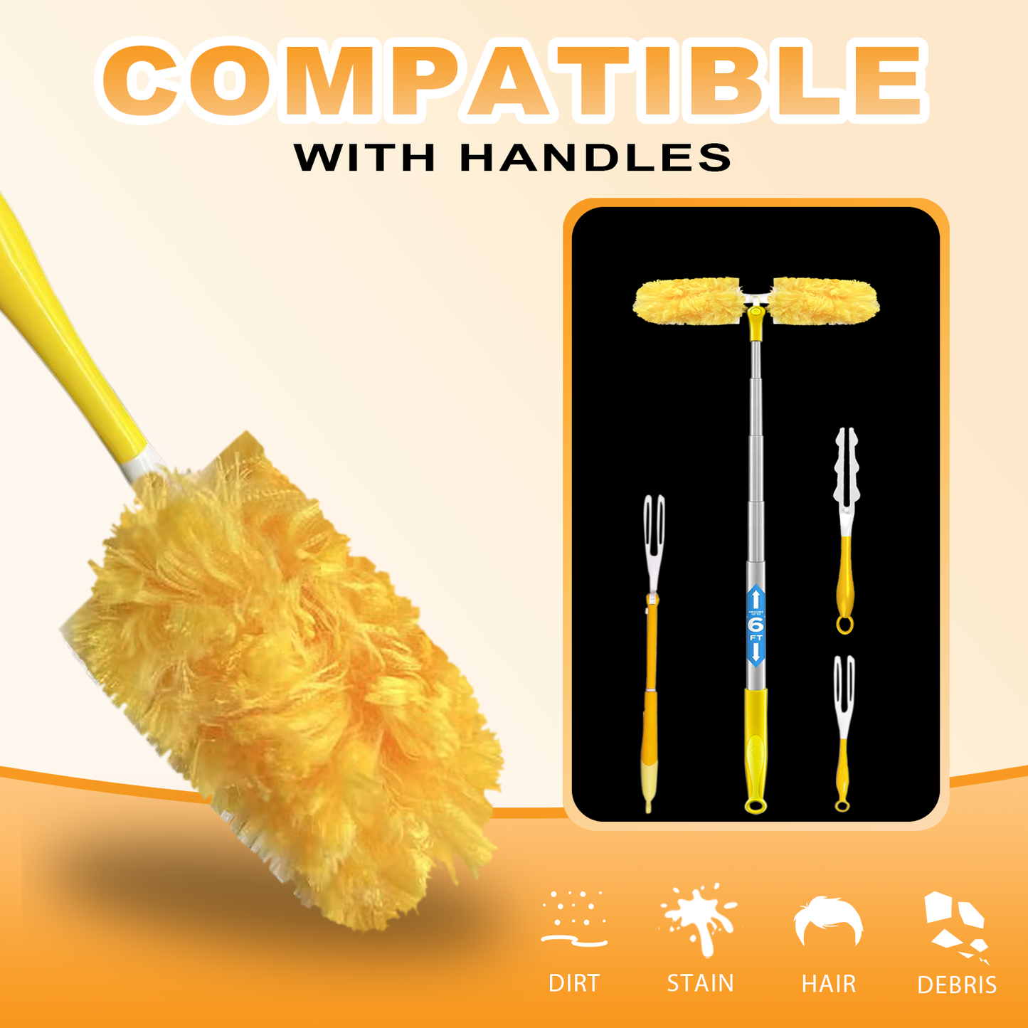 Duster Yellow Refills 20+1 Hand