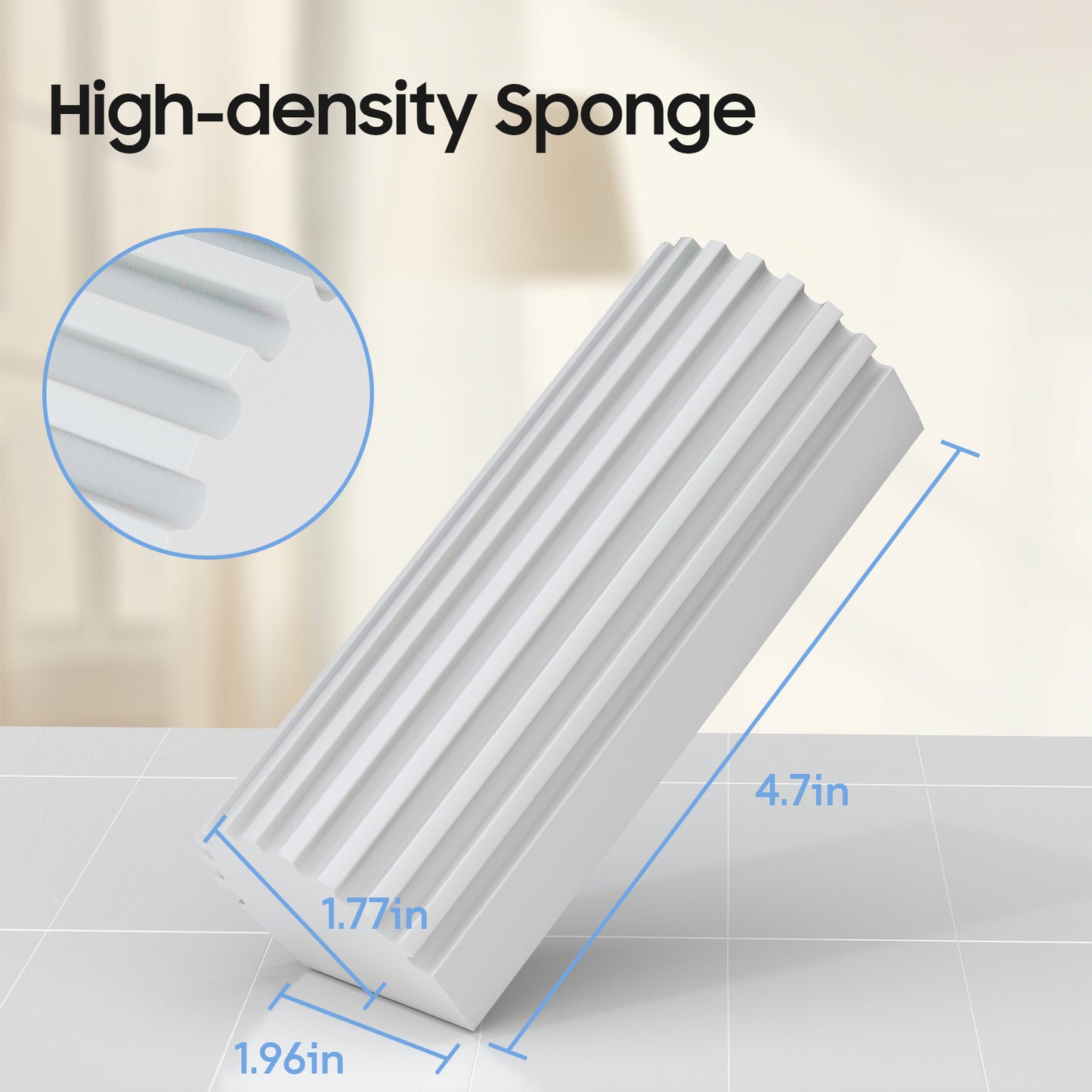 Damp Duster Sponge Brush Multi-Purpose Household Cleaning Supplies, 4 pcs