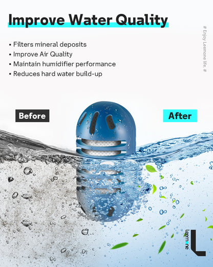 Demineralization Cartridge for Ultrasonic Humidifiers – Humidifier Filter Replacements,20 pcs