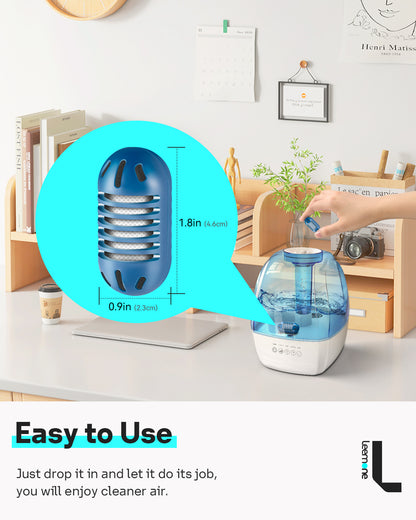 Demineralization Cartridge for Ultrasonic Humidifiers – Humidifier Filter Replacements,20 pcs