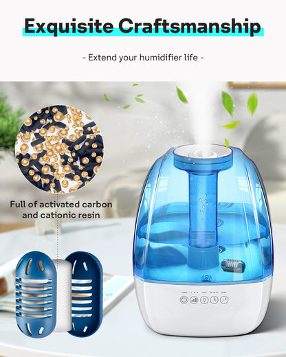 Demineralization Cartridge for Ultrasonic Humidifiers – Humidifier Filter Replacements,20 pcs