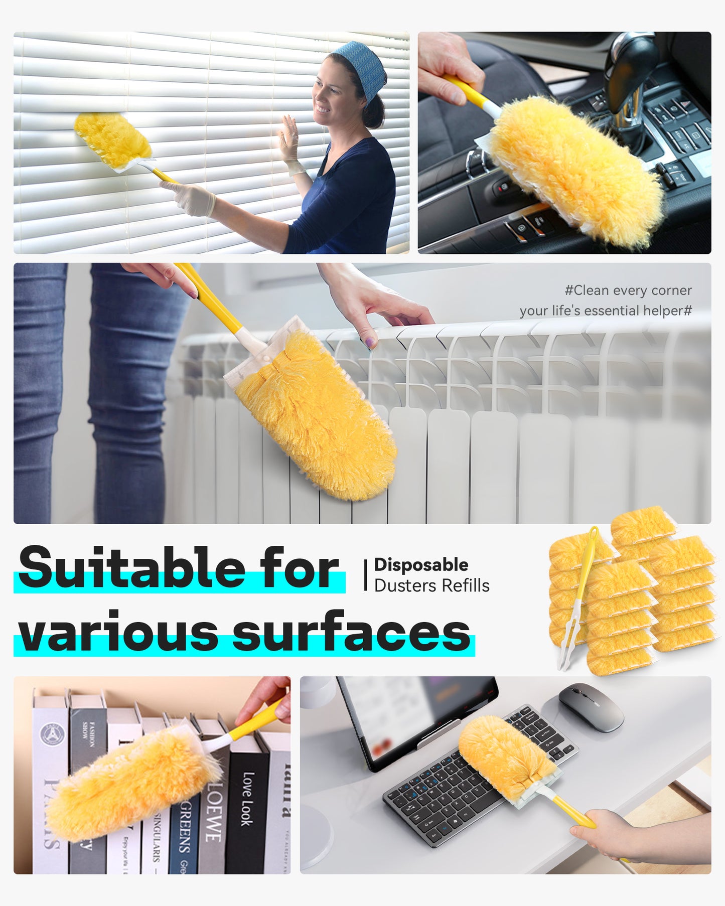 Duster Light Yellow Refills 20+1 Hand