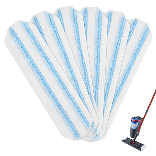 Mop Replacement Pads for Ocedar H2prO Flat Mop, 6 Pack