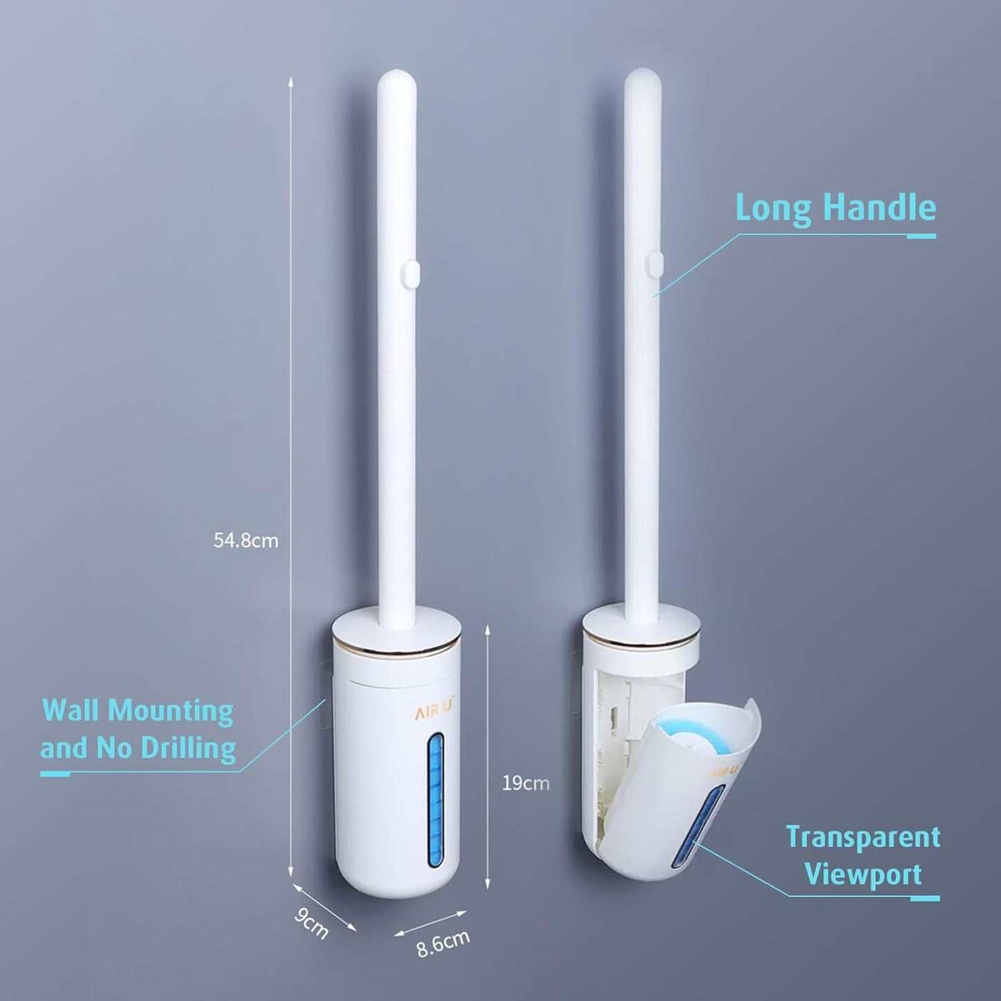 Disposable toilet brush 288