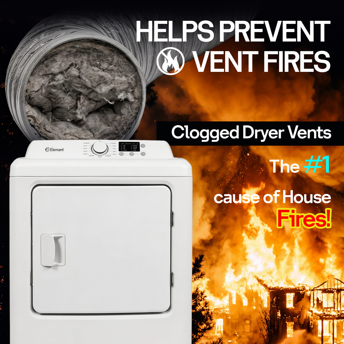 Dryer Vent Cleaner Kit