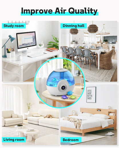 Humidifier Cleaner, Humidifier Cleaning Fish for Humidifiers & Fish Tanks, Purifies Water
