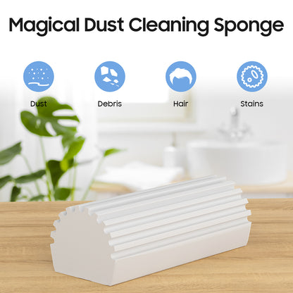 Damp Duster Sponge Brush Multi-Purpose Household Cleaning Supplies, 4 pcs