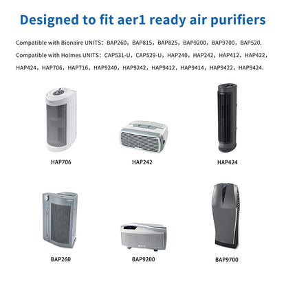 Holmes AER1 Air Purifier Replacement Filter,Purple